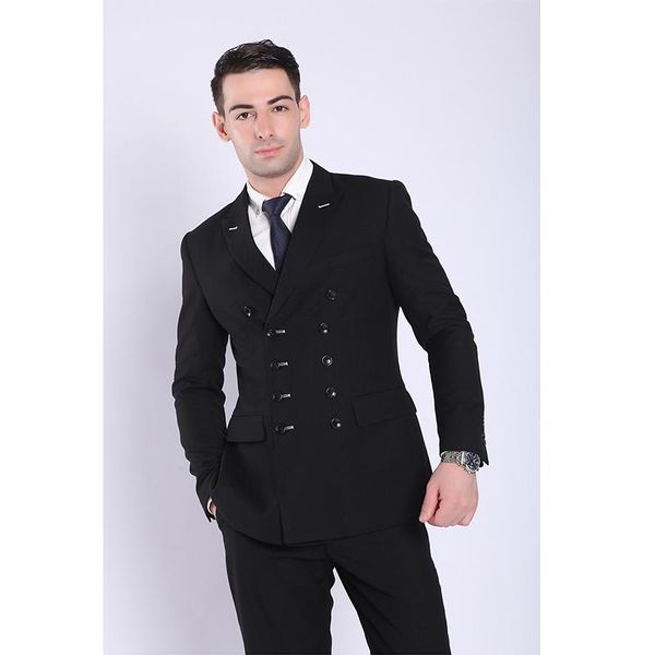 men's suits & blazers black double breasted men suit wedding dress casual business homme terno luxe mariage slim fit mens blazer 2 pcs, White;black
men's suits & blazers black double breasted men suit wedding dress casual business homme terno luxe mariage slim fit mens blazer 2 pcs, White;black
