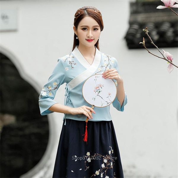 ethnic clothing women traditional chinese elegant embroidery floral hanfu dress blouse woman qipao cheongsam ancinet robe party, Red
ethnic clothing women traditional chinese elegant embroidery floral hanfu dress blouse woman qipao cheongsam ancinet robe party, Red