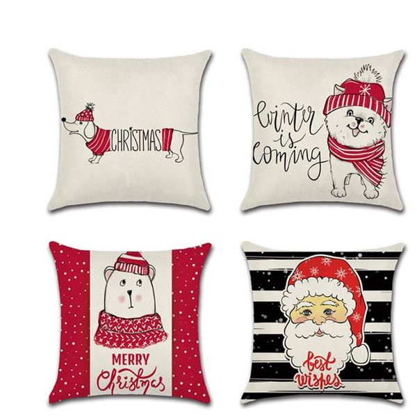 cushion/decorative pillow christmas theme linen cushion cover case cartoon santa claus pattern pillowcase 45*45cm
cushion/decorative pillow christmas theme linen cushion cover case cartoon santa claus pattern pillowcase 45*45cm