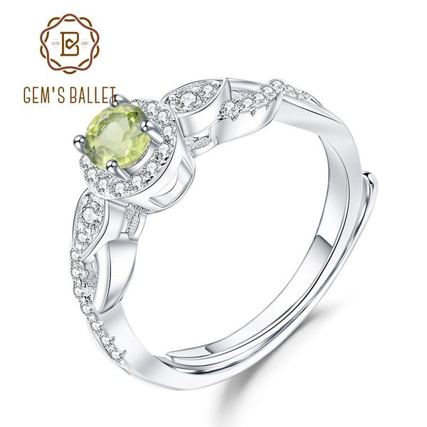 cluster rings gem's ballet natural peridot ring 925 sterling silver adjustable women gift wedding engagement fine jewelry accessories, Golden;silver
cluster rings gem's ballet natural peridot ring 925 sterling silver adjustable women gift wedding engagement fine jewelry accessories, Golden;silver