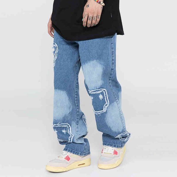 men's pants and women's high-quality jeans, washed torn, retro, large size, casual ubu6, Black
men's pants and women's high-quality jeans, washed torn, retro, large size, casual ubu6, Black