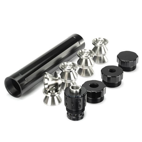 9"l 1.6"od napa 4003 fuel filter stainless steel d cell k cup 1/2-28 and 5/8-24 solvent trap 1.375x24 aluminum tube with 1/2-28 .5
9"l 1.6"od napa 4003 fuel filter stainless steel d cell k cup 1/2-28 and 5/8-24 solvent trap 1.375x24 aluminum tube with 1/2-28 .5