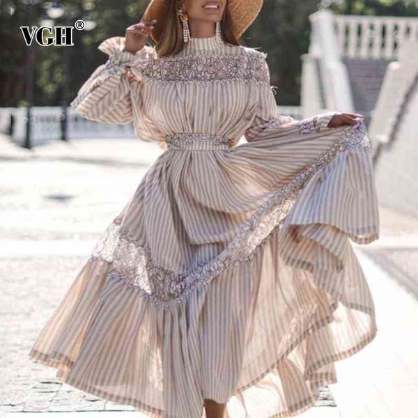 patchwork lace dress for women stand collar long sleeve high waist striped hit color tunic dresses female fall 210507, Black;gray
patchwork lace dress for women stand collar long sleeve high waist striped hit color tunic dresses female fall 210507, Black;gray