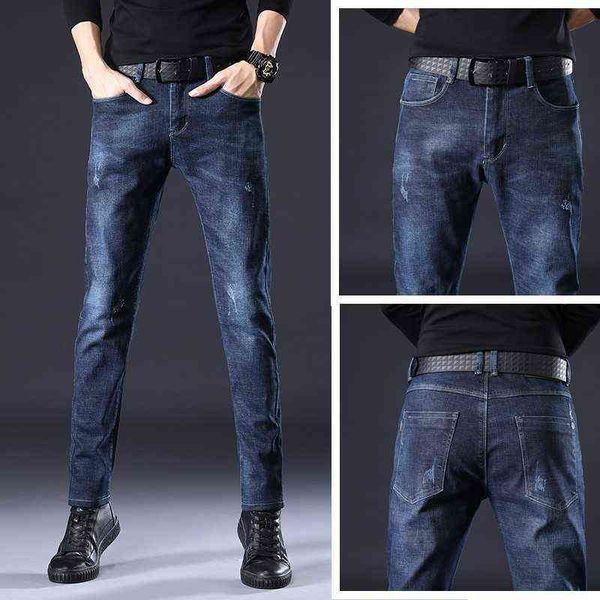 men's jeans jeans summer brand simple spring and autumn loose leggings fashion youth washed men's trousers, Blue
men's jeans jeans summer brand simple spring and autumn loose leggings fashion youth washed men's trousers, Blue