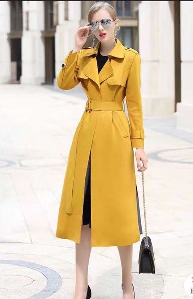 dresses trench autumn winter fashion style women turn-down collar adjustable belt casual yellow black classic coat outwear, Black;gray
dresses trench autumn winter fashion style women turn-down collar adjustable belt casual yellow black classic coat outwear, Black;gray