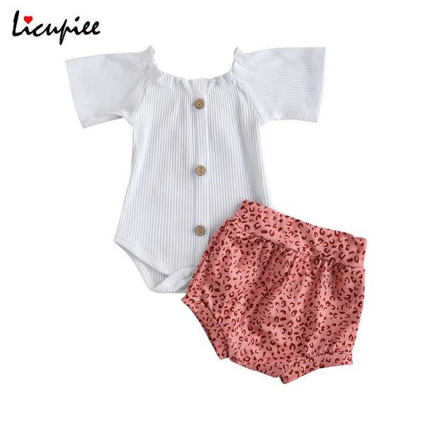 clothing sets 0-24 months 2pcs baby girls outfit summer breathable solid color short sleeve button romper + casual leopard point shorts, White
clothing sets 0-24 months 2pcs baby girls outfit summer breathable solid color short sleeve button romper + casual leopard point shorts, White