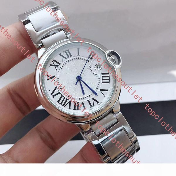 2020 new fashion mens watches womens watch classic casual wristwatch with box gift quartz reloj de lujo, Slivery;brown
2020 new fashion mens watches womens watch classic casual wristwatch with box gift quartz reloj de lujo, Slivery;brown