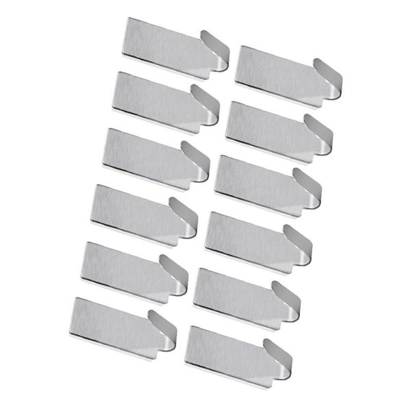 hooks & rails 24 pcs stainless steel strong adhesive hangers wall mounted coat hook traceless hanger for bathroom kitchen
hooks & rails 24 pcs stainless steel strong adhesive hangers wall mounted coat hook traceless hanger for bathroom kitchen