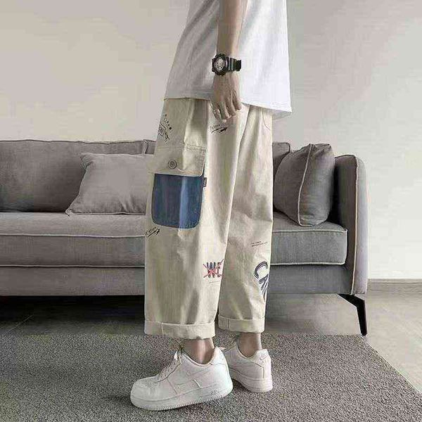 houzhou pantalones de carga caqui con estampado pantalones casual verano algodn coreano streetweer harajuku grafiti 0124, Black
houzhou pantalones de carga caqui con estampado pantalones casual verano algodn coreano streetweer harajuku grafiti 0124, Black
