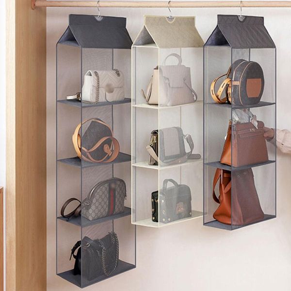 multi layers transparent hanging handbag for wardrobe closet dust-proof storage case wallet big tote bag clothes organizer boxes & bins 
multi layers transparent hanging handbag for wardrobe closet dust-proof storage case wallet big tote bag clothes organizer boxes & bins