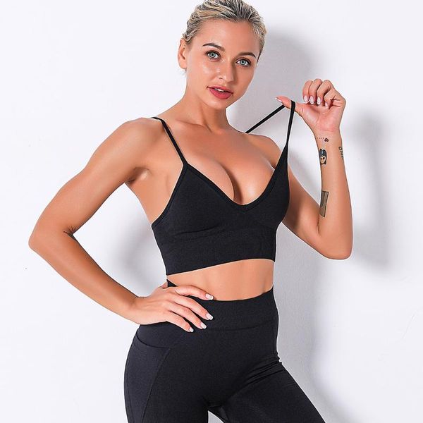 yoga outfit gathering shockproof bra running cropped feminino ribbed strappy push up v neck women fitness sport underwear
yoga outfit gathering shockproof bra running cropped feminino ribbed strappy push up v neck women fitness sport underwear