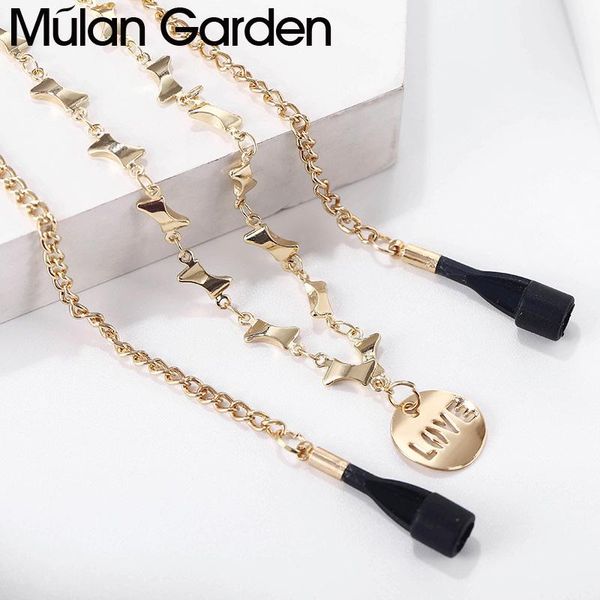 chokers m&g trendy headphone necklace for women men gold chain love letter pendant punk fashion jewelry accessories girl gift, Golden;silver
chokers m&g trendy headphone necklace for women men gold chain love letter pendant punk fashion jewelry accessories girl gift, Golden;silver