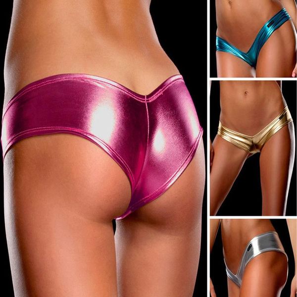 women's panties underwear woman flashing lingerie for women opaque patent leather imitation pants shiningpanties, Black;pink
women's panties underwear woman flashing lingerie for women opaque patent leather imitation pants shiningpanties, Black;pink