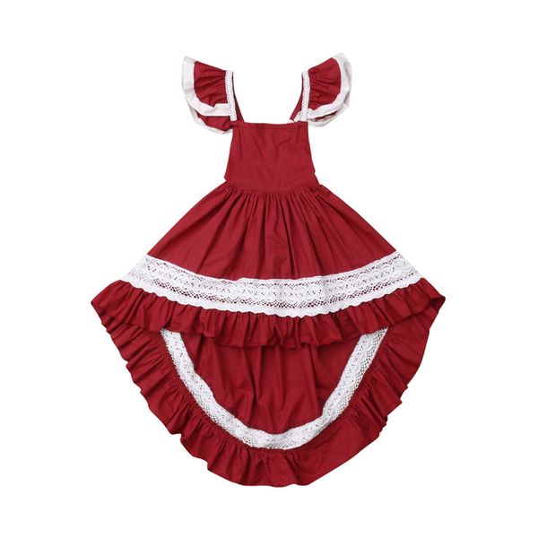 girl's dresses pudcoco toddler kids girl ruffle lace sleevelss evening party dress baby pageant vestidos c0228, Red;yellow
girl's dresses pudcoco toddler kids girl ruffle lace sleevelss evening party dress baby pageant vestidos c0228, Red;yellow
