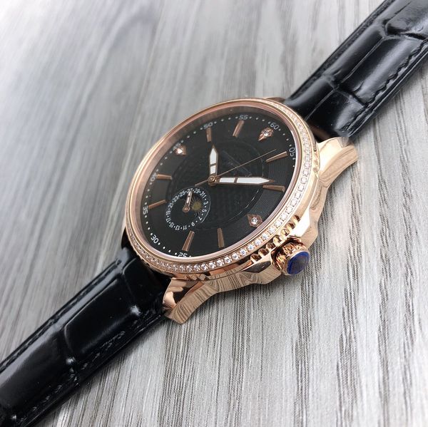 men's business watch swiss eta2824-2 special movement sapphire glass luminous needle super waterproof 41x11mm, Slivery;brown
men's business watch swiss eta2824-2 special movement sapphire glass luminous needle super waterproof 41x11mm, Slivery;brown