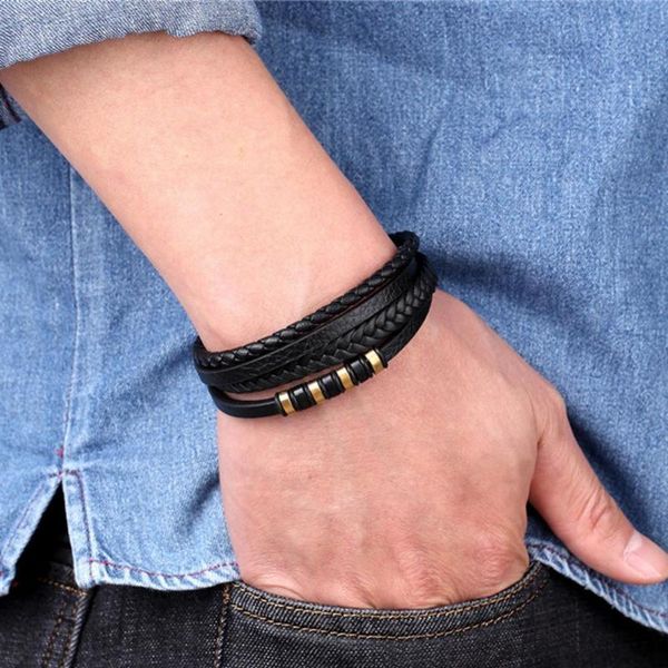 charm bracelets black wrap woven fashion handmade men male women leather bracelet bangle jewelry gift boyfriend gifts, Golden;silver
charm bracelets black wrap woven fashion handmade men male women leather bracelet bangle jewelry gift boyfriend gifts, Golden;silver