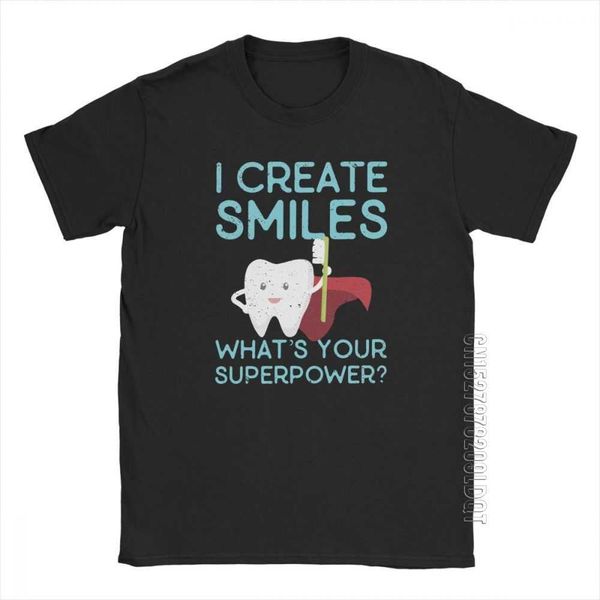 i create smiles t-shirt men dentist dental hygienist male tshirt vintage basic tees o neck pure cotton gift idea t shirts 210629, White;black
i create smiles t-shirt men dentist dental hygienist male tshirt vintage basic tees o neck pure cotton gift idea t shirts 210629, White;black