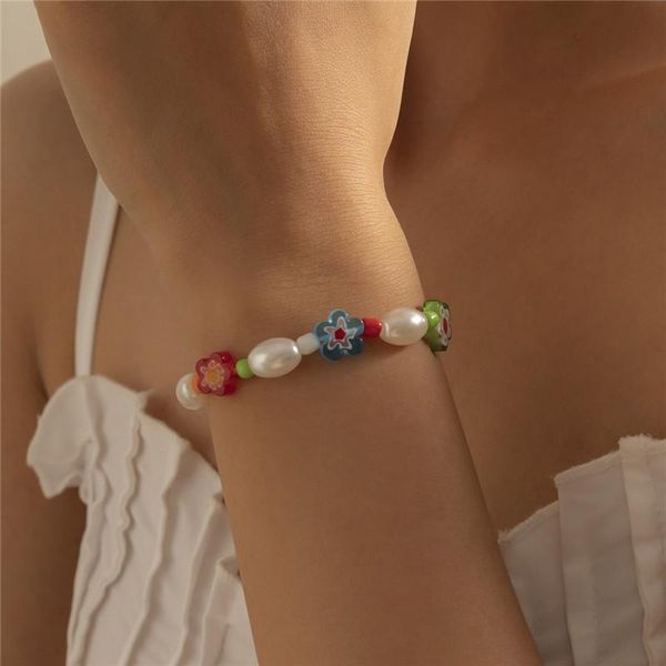 beaded, strands vintage acrylic daisy beaded bracelet ins ethnic style contrasting color small fresh, Black
beaded, strands vintage acrylic daisy beaded bracelet ins ethnic style contrasting color small fresh, Black