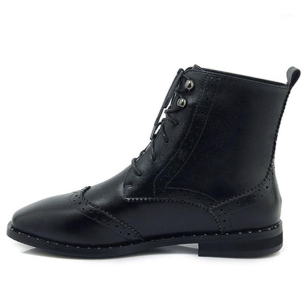 boots 2021 women ankle genuine leather fall winter shoes for fashion square heel round toe lace up ladies1, Black
boots 2021 women ankle genuine leather fall winter shoes for fashion square heel round toe lace up ladies1, Black