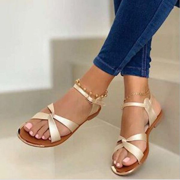 2021 womens ankle strap sandals ladies open togold flat shoes female buckle solid shoes woman beach casual footwear plus size, Black
2021 womens ankle strap sandals ladies open togold flat shoes female buckle solid shoes woman beach casual footwear plus size, Black