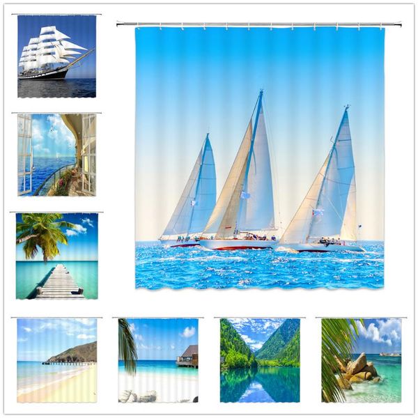 landscape shower curtains summer seawater beach sailboat green plant seagull ferry bathroom decor waterproof cloth curtain set
landscape shower curtains summer seawater beach sailboat green plant seagull ferry bathroom decor waterproof cloth curtain set