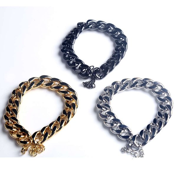 new stainless foot chain trend titanium steel men's and women's personalized bracelet jewelry, Red;blue
new stainless foot chain trend titanium steel men's and women's personalized bracelet jewelry, Red;blue