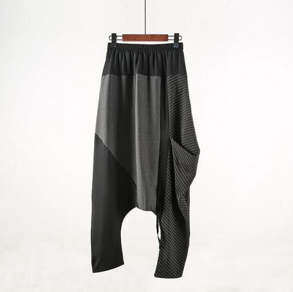 men's pants spring and autumn pencil hip-hop loose hanging harem tide men stripe cross-pants s-2xl, Black
men's pants spring and autumn pencil hip-hop loose hanging harem tide men stripe cross-pants s-2xl, Black