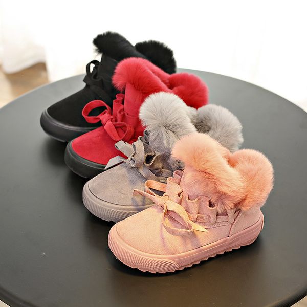 sneakers children snow plus velvet new girls winter shoes cotton boots kids c0308, Black;red
sneakers children snow plus velvet new girls winter shoes cotton boots kids c0308, Black;red