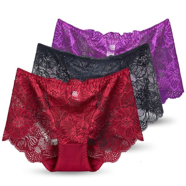 lace buttocks add mid waist briefs transparent breathable cotton women, Black;pink
lace buttocks add mid waist briefs transparent breathable cotton women, Black;pink