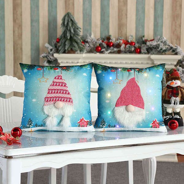 christmas new creative luminous pillow cover faceless santa claus decoration products gifts
christmas new creative luminous pillow cover faceless santa claus decoration products gifts