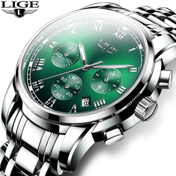 wristwatches lige waterproof watch mens fashion sport chronograph business wristwatch quartz men watches relogio masculino, Slivery;brown
wristwatches lige waterproof watch mens fashion sport chronograph business wristwatch quartz men watches relogio masculino, Slivery;brown