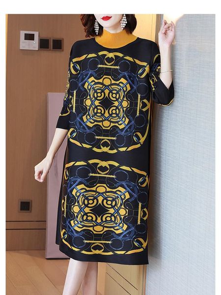 casual dresses selling miyake pleated one-piece dress turtleneck retro print three quarter straight in stock, Black;gray
casual dresses selling miyake pleated one-piece dress turtleneck retro print three quarter straight in stock, Black;gray