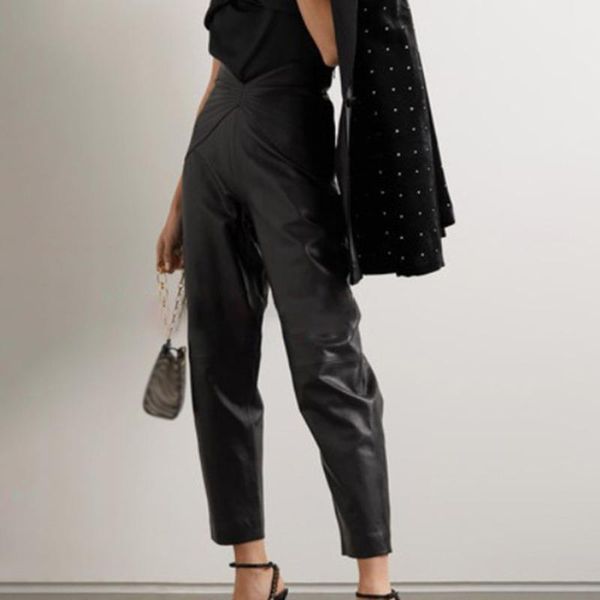 autumn women's fashion pu leather casual cropped pants high waist side zipper solid color harem & capris, Black;white
autumn women's fashion pu leather casual cropped pants high waist side zipper solid color harem & capris, Black;white