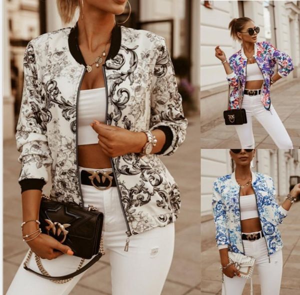 women's jackets autumn and winter slender long-sleeve printed short jacket small coat wear, Black;brown
women's jackets autumn and winter slender long-sleeve printed short jacket small coat wear, Black;brown