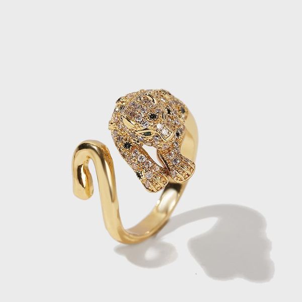 cluster rings punk style trendy cubic zirconia cz gold color copper metal 3d stereo animal leopard adjustable opening for women men gift, Golden;silver
cluster rings punk style trendy cubic zirconia cz gold color copper metal 3d stereo animal leopard adjustable opening for women men gift, Golden;silver