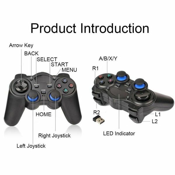 2.4g wireless controller gaming gamepad joystick for android tablet phone pc tv game controllers & joysticks
2.4g wireless controller gaming gamepad joystick for android tablet phone pc tv game controllers & joysticks