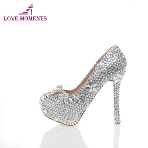 cinderella high heels crystal wedding shoes 14cm thin heel rhinestone bridal round toe formal occasion prom dress, Black
cinderella high heels crystal wedding shoes 14cm thin heel rhinestone bridal round toe formal occasion prom dress, Black