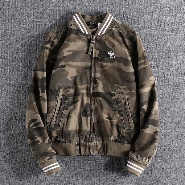 men's jackets arrival color contrast embroidery american camouflage baseball jacket for men outerwear coat 4 spu5, Black;brown
men's jackets arrival color contrast embroidery american camouflage baseball jacket for men outerwear coat 4 spu5, Black;brown