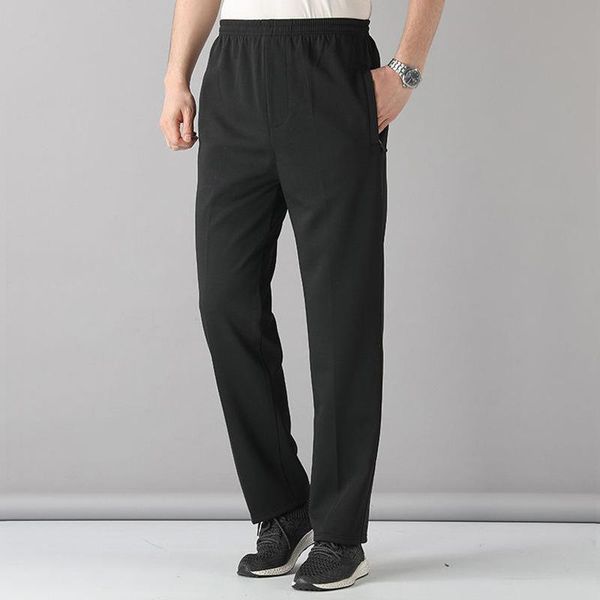 men's pants spring autumn men casual sports loose sweatpants basic trousers tracksuit bottoms sportswear knitted straight, Black
men's pants spring autumn men casual sports loose sweatpants basic trousers tracksuit bottoms sportswear knitted straight, Black