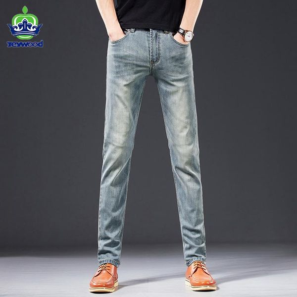 men's jeans jeywood brand vintage blue casual elastic comfort slim denim pants male streetwear trousers 28-40
men's jeans jeywood brand vintage blue casual elastic comfort slim denim pants male streetwear trousers 28-40