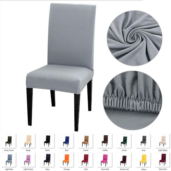 21colors solid colors smoky gray elastic dining office chair seat cover removable washable stretch weddings covers
21colors solid colors smoky gray elastic dining office chair seat cover removable washable stretch weddings covers