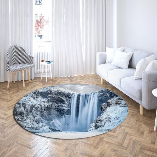 nature scenery round carpet 3d print waterfall floor rugs beautiful colorful play tent mat home computer chair area carpets
nature scenery round carpet 3d print waterfall floor rugs beautiful colorful play tent mat home computer chair area carpets