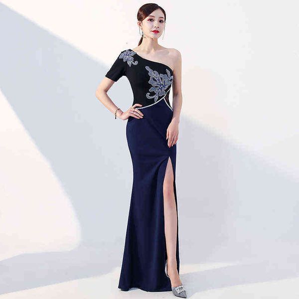 luxury prom dresses sauna technician evening long women's nightclub one shoulder miss, Black
luxury prom dresses sauna technician evening long women's nightclub one shoulder miss, Black
