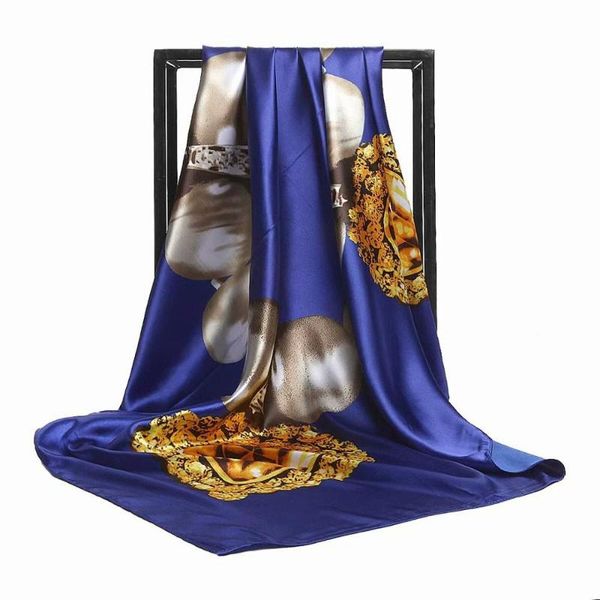 scarves women silk beach cover-ups big square scarf spring autumn female genuine printed summer shawls df02, Blue;gray
scarves women silk beach cover-ups big square scarf spring autumn female genuine printed summer shawls df02, Blue;gray