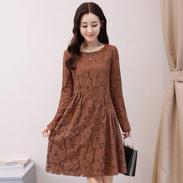 casual dresses winter fall women ladies black long sleeve warm fleece lace dress , korean fashion female woman 4xl loose thick, Black;gray
casual dresses winter fall women ladies black long sleeve warm fleece lace dress , korean fashion female woman 4xl loose thick, Black;gray