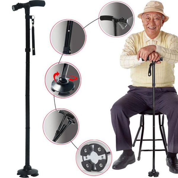 trekking poles elderly safety cane t-type walking pole 4 section folding adjustable rotating base
trekking poles elderly safety cane t-type walking pole 4 section folding adjustable rotating base