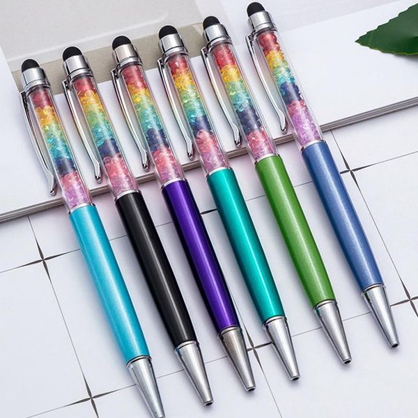 ballpoint pens dual-purpose metal touch screen pen student office gift handwriting capacitive crystal ball, Blue;orange
ballpoint pens dual-purpose metal touch screen pen student office gift handwriting capacitive crystal ball, Blue;orange