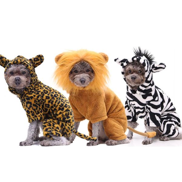 dog apparel lion outfit costume funny halloween pet party clothing for small coral fleece cosplay leopard zebra cat yorkies clothes
dog apparel lion outfit costume funny halloween pet party clothing for small coral fleece cosplay leopard zebra cat yorkies clothes