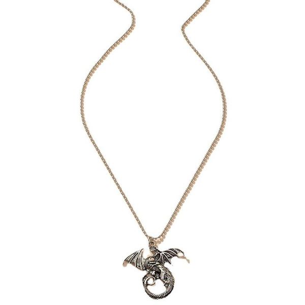 pendant necklaces 2021 ins antique rhodium beads chain chinese evil dragon animal choker necklace korean fashion women party jewelry, Silver
pendant necklaces 2021 ins antique rhodium beads chain chinese evil dragon animal choker necklace korean fashion women party jewelry, Silver