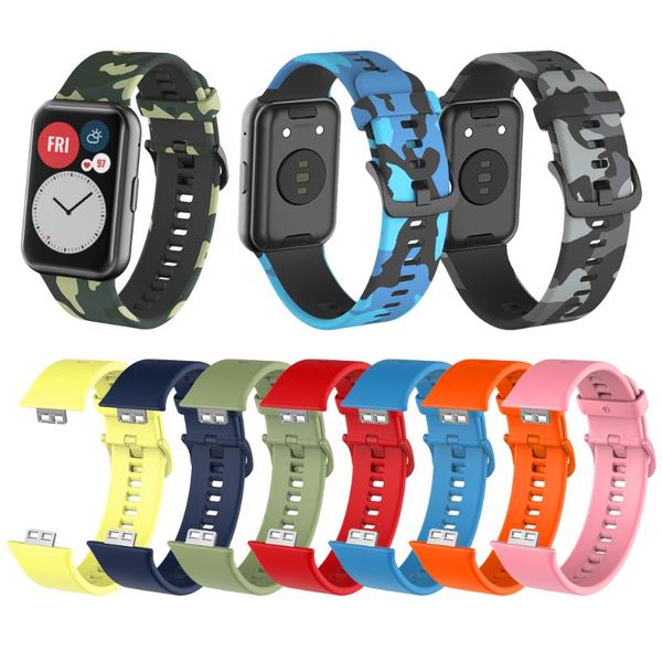watch bands replacement silicone camouflage strap for huawei fit band watchband 2021 wristband bracelet accessories, Black;brown
watch bands replacement silicone camouflage strap for huawei fit band watchband 2021 wristband bracelet accessories, Black;brown